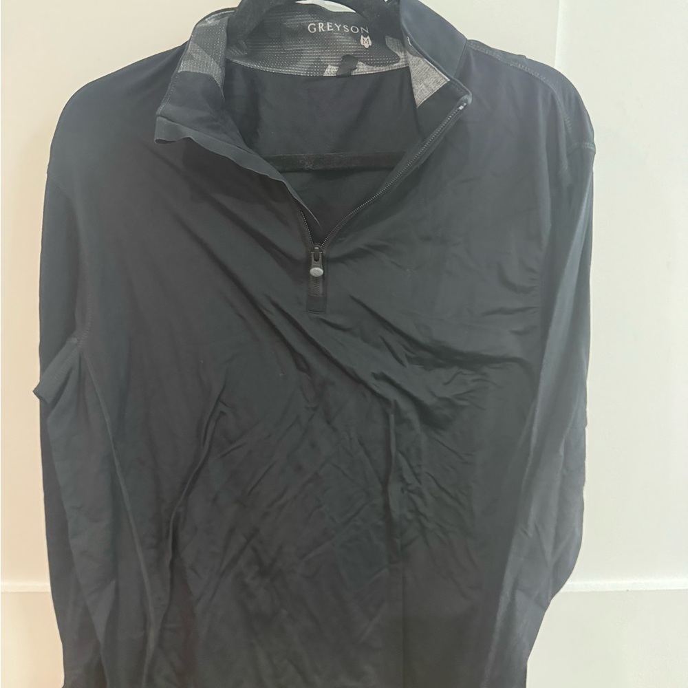 Greyson Black Men's quarter zip
